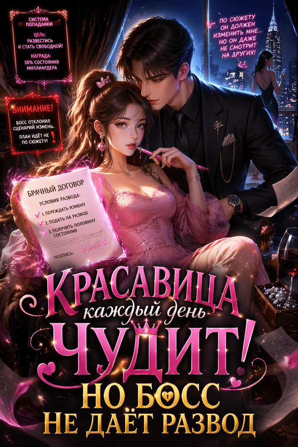 Красавица каждый день чудит! Но босс не даёт развод
