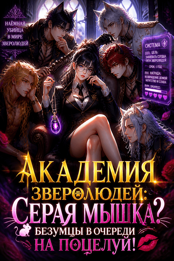 Академия зверолюдей: Серая мышка? Безумцы в очереди на поцелуй!