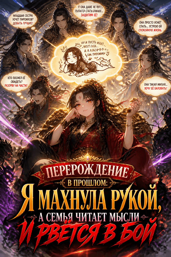 Перерождение в прошлом: я махнула рукой, а семья читает мысли и рвётся в бой