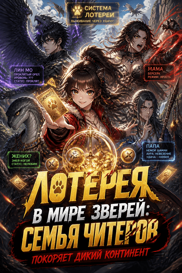 Лотерея в мире зверей: семья читеров покоряет дикий континент