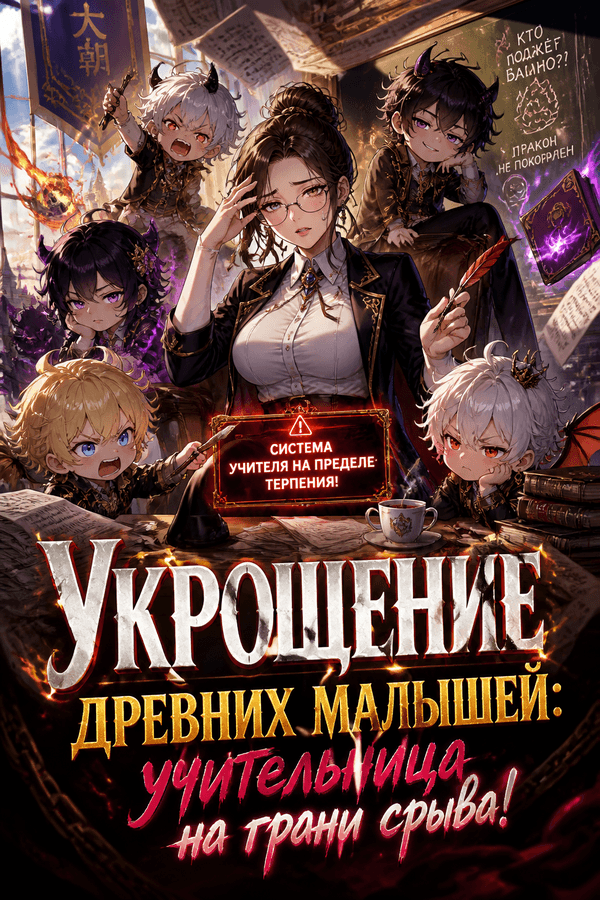 Укрощение древних малышей: учительница на грани срыва!