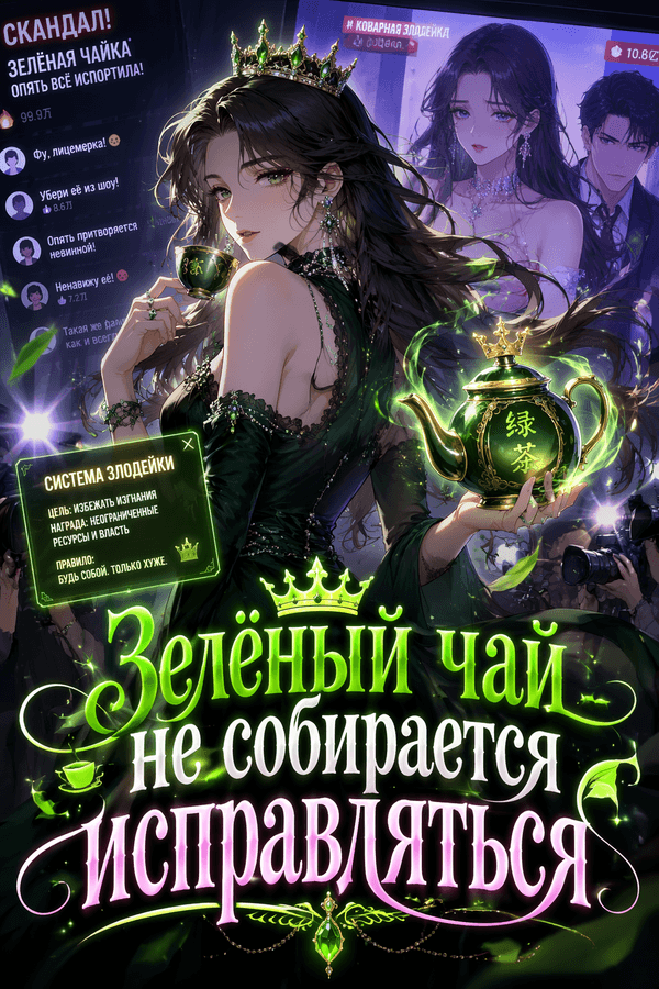 Зелёный чай не собирается исправляться