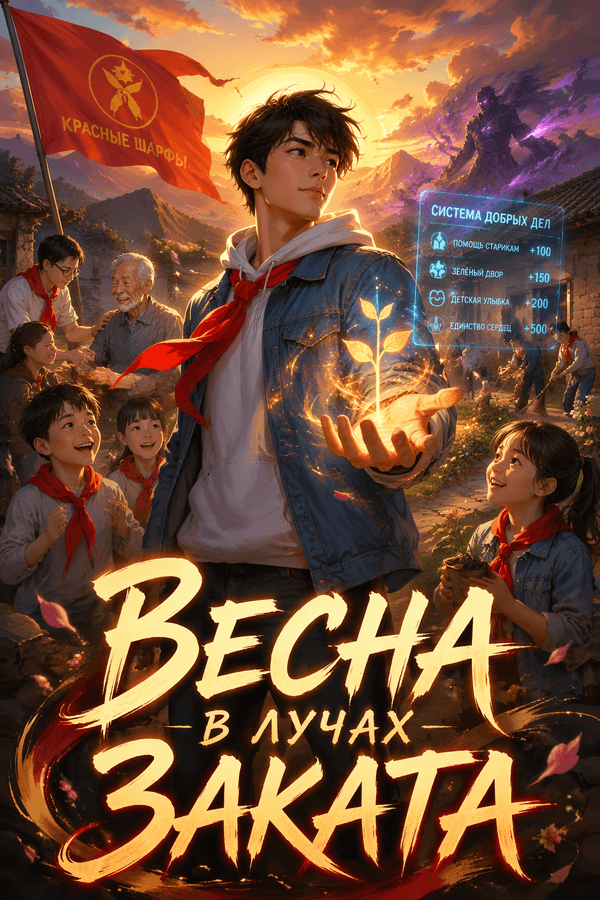 Весна в лучах заката