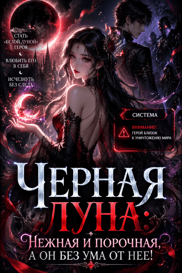 Черная луна: нежная и порочная, а он без ума от нее!