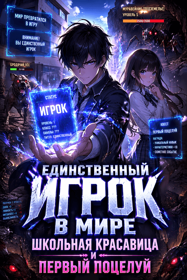 Единственный игрок в мире: Школьная красавица и первый поцелуй