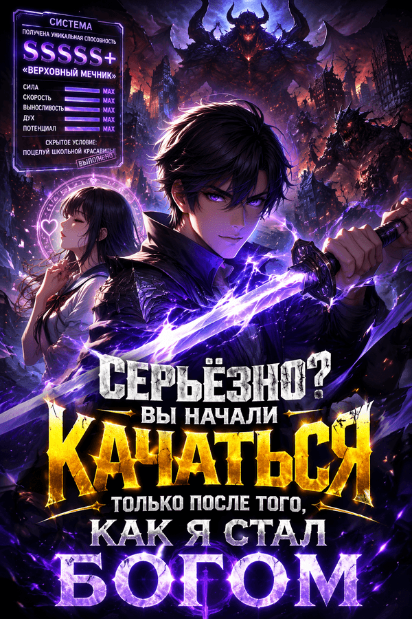 Серьёзно? Вы начали качаться только после того, как я стал богом
