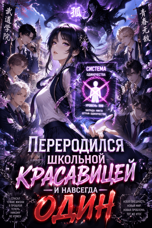 Переродился школьной красавицей — и навсегда один
