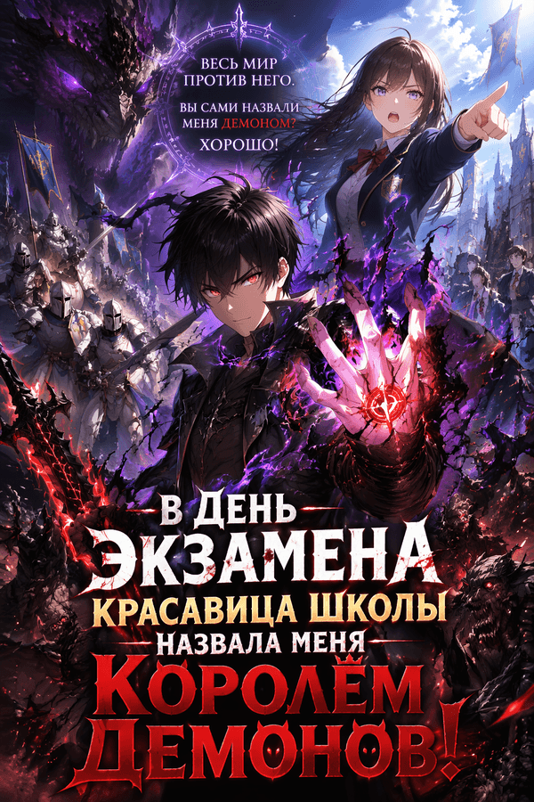 В день экзамена красавица школы назвала меня Королём Демонов!