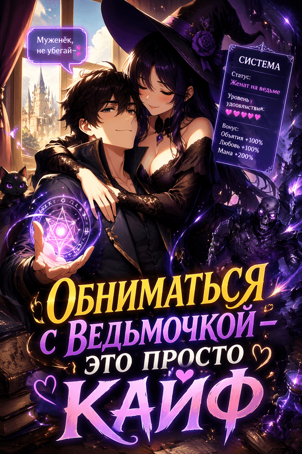 Обниматься с ведьмочкой — это просто кайф