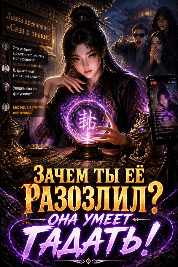 Зачем ты её разозлил? Она умеет гадать!
