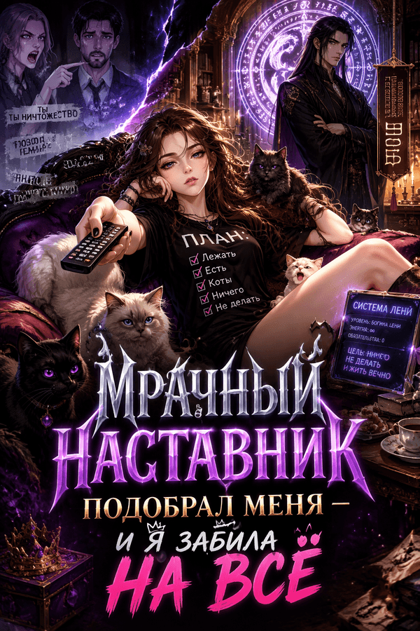 Мрачный наставник подобрал меня — и я забила на всё
