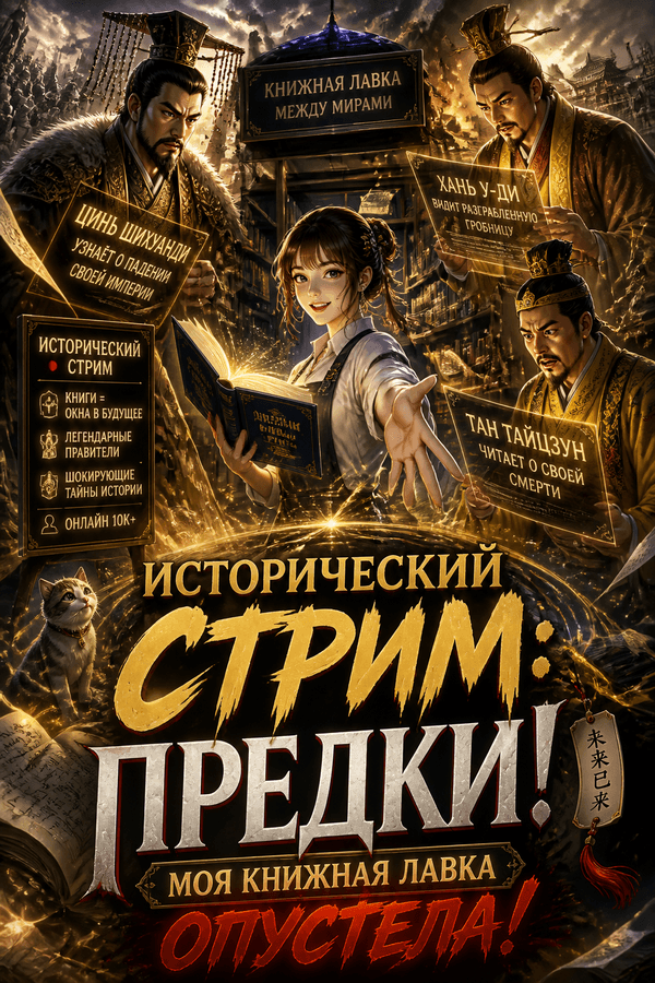 Исторический стрим: Предки! Моя книжная лавка опустела!