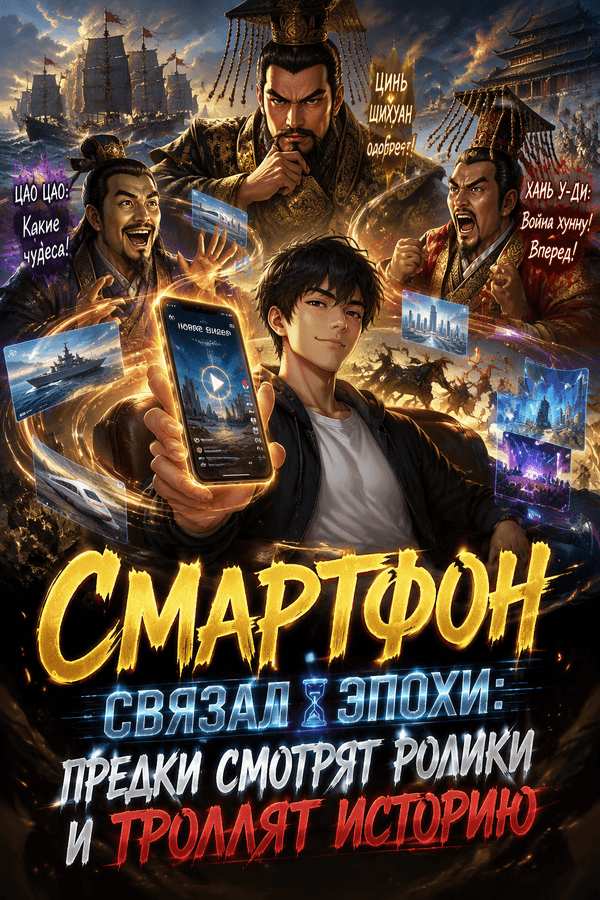 Смартфон связал эпохи: предки смотрят ролики и троллят историю