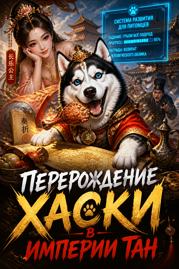 Перерождение хаски в империи Тан