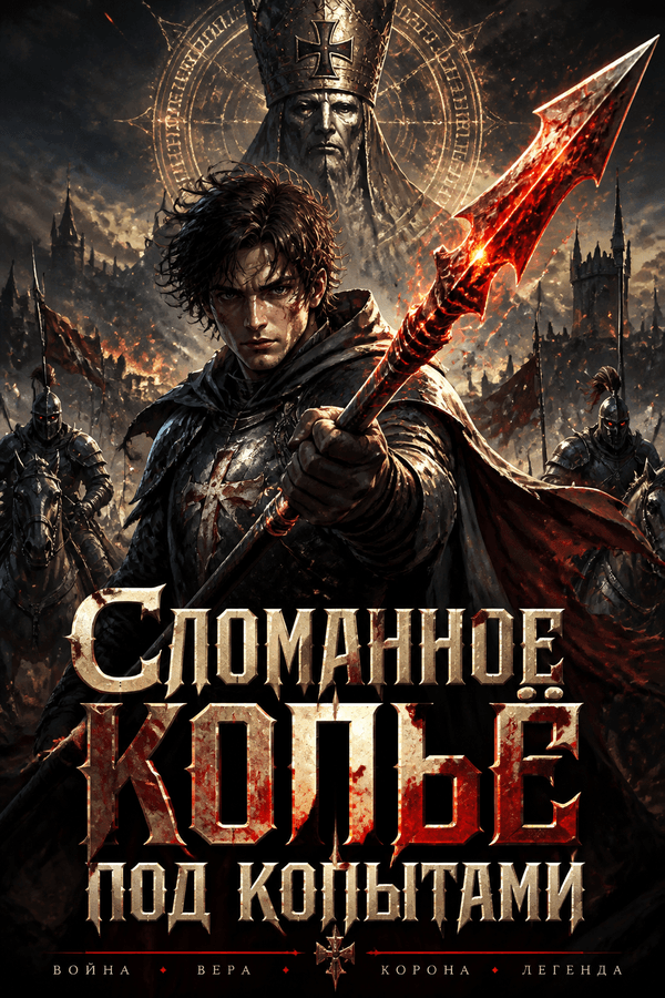Сломанное копьё под копытами