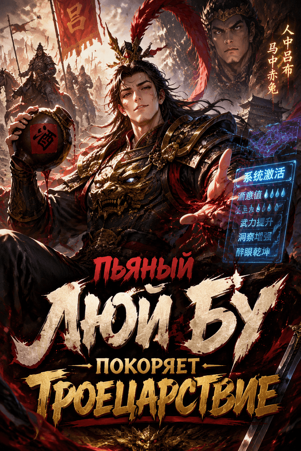 Пьяный Люй Бу покоряет Троецарствие