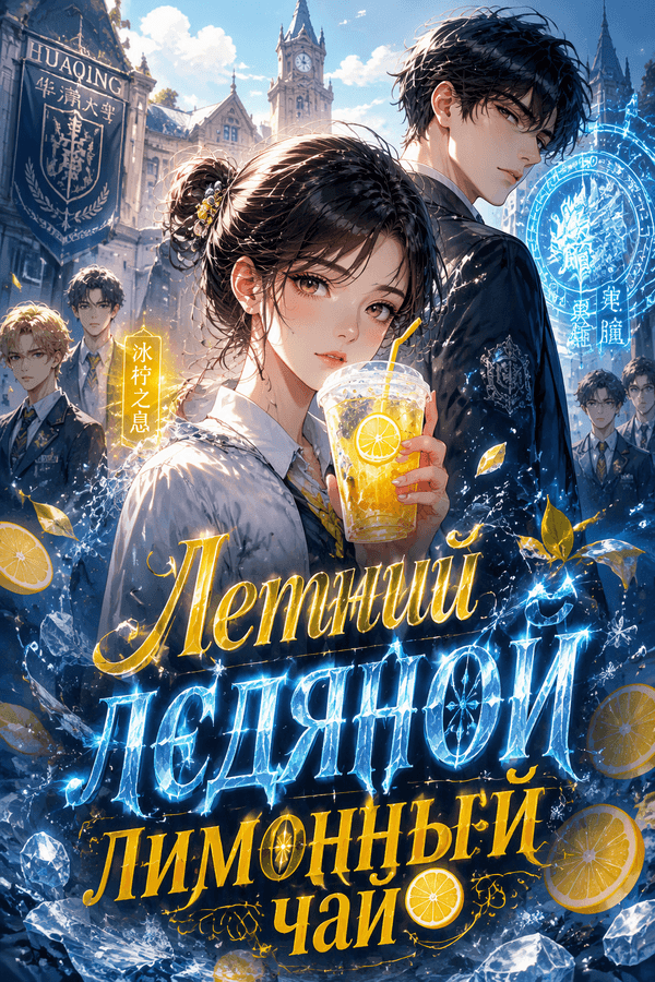 Летний ледяной лимонный чай