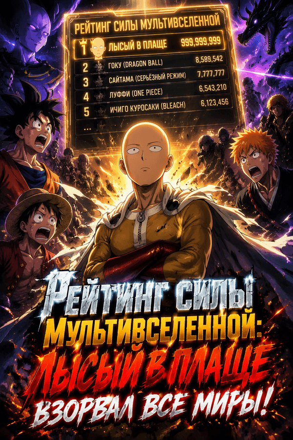 Рейтинг силы мультивселенной: Лысый в плаще взорвал все миры!