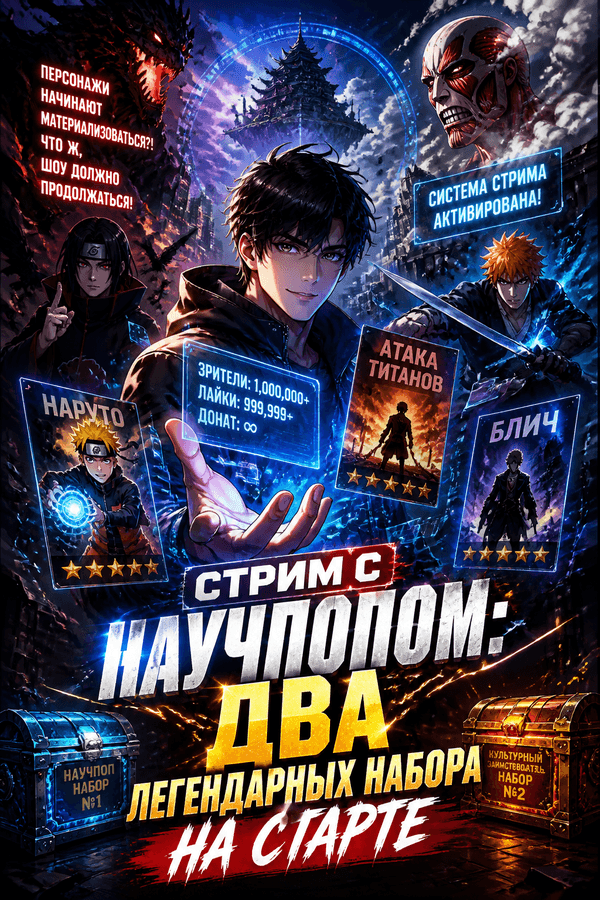 Стрим с научпопом: два легендарных набора на старте