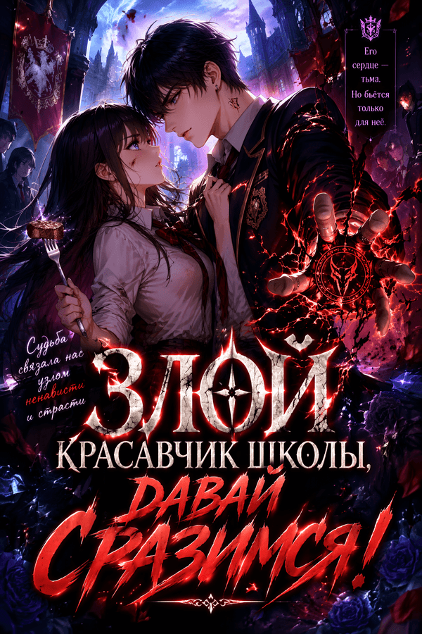 Злой красавчик школы, давай сразимся!