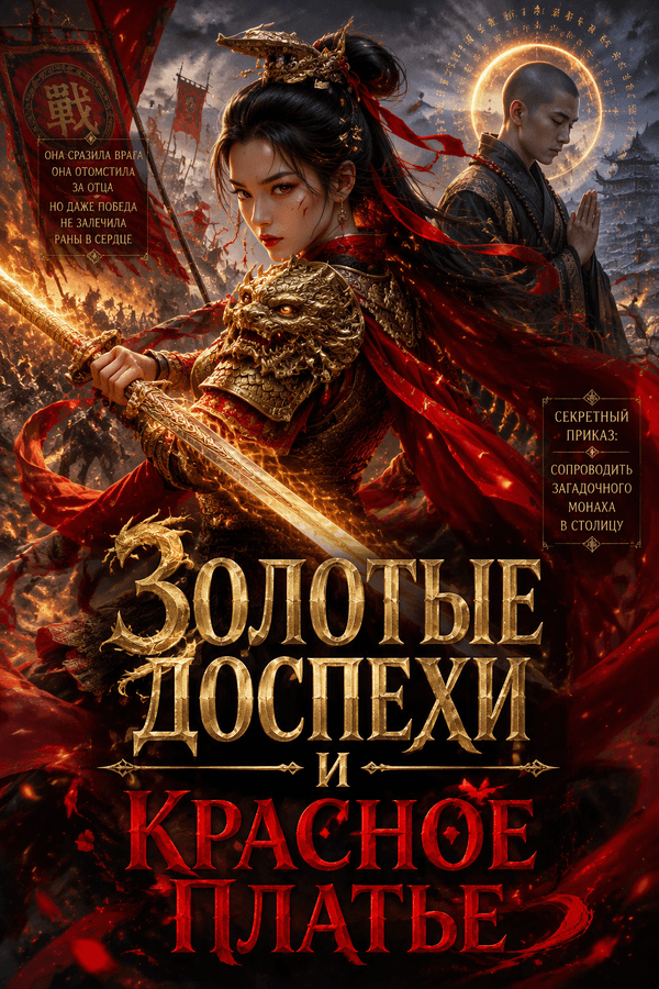 Золотые доспехи и красное платье