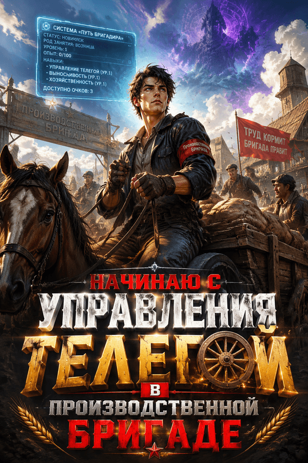 Начинаю с управления телегой в производственной бригаде