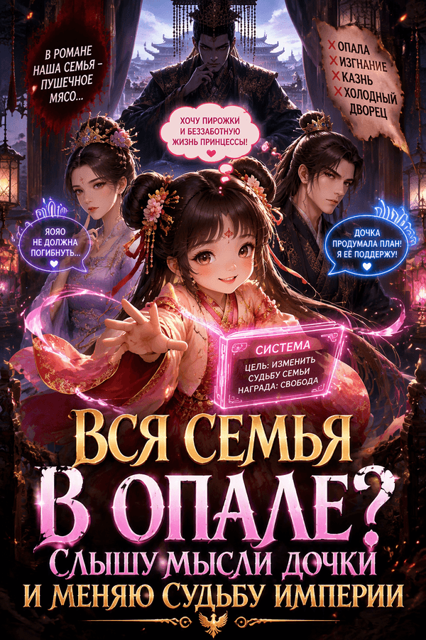 Вся семья в опале? Слышу мысли дочки и меняю судьбу империи