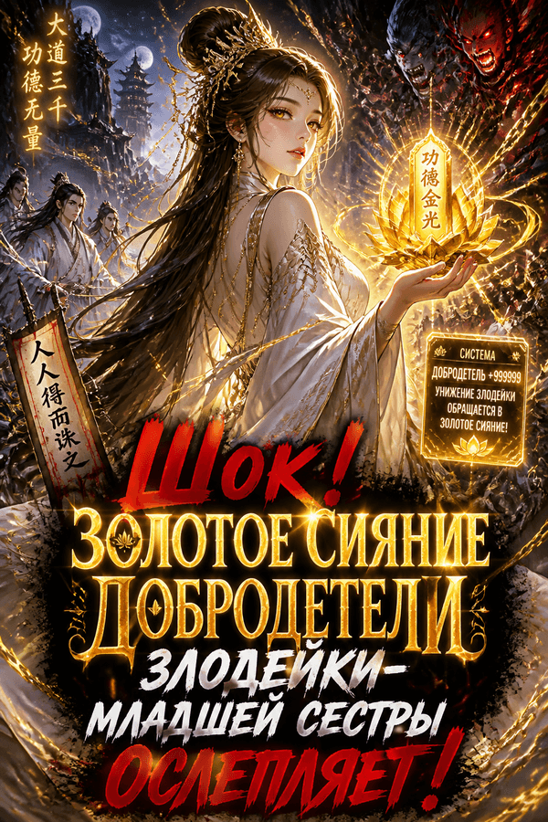 Шок! Золотое сияние добродетели злодейки-младшей сестры ослепляет!