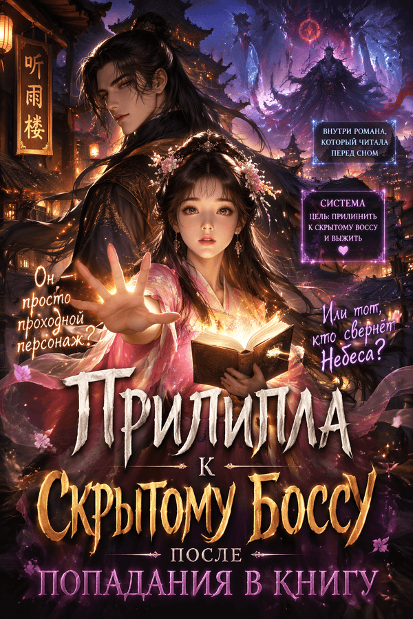 Прилипла к скрытому боссу после попадания в книгу