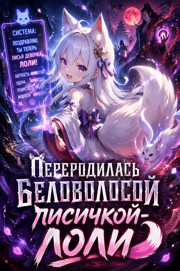 Переродилась беловолосой лисичкой-лоли