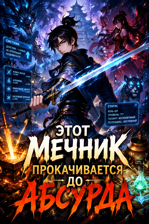 Этот мечник прокачивается до абсурда