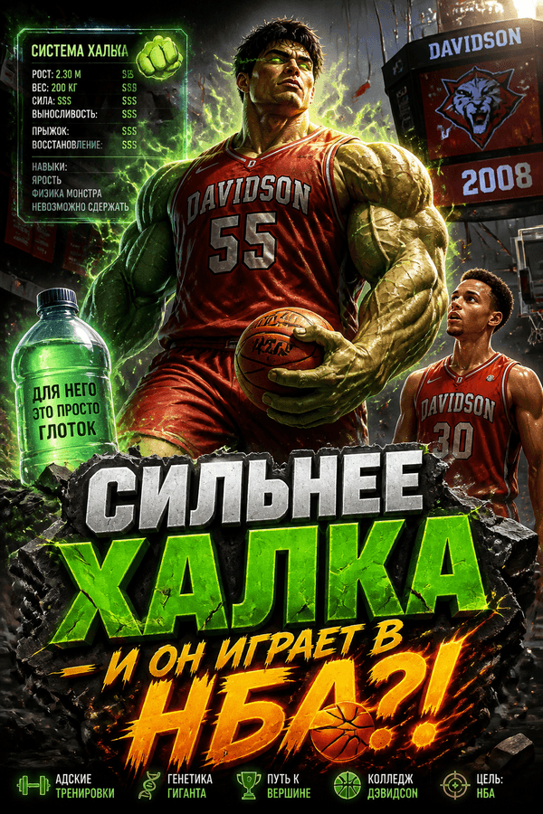 Сильнее Халка — и он играет в НБА?!