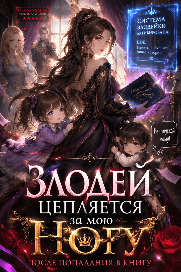 Злодей цепляется за мою ногу после попадания в книгу