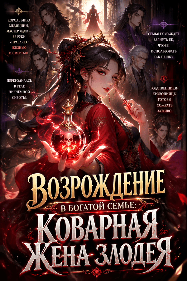 Возрождение в богатой семье: Коварная жена злодея