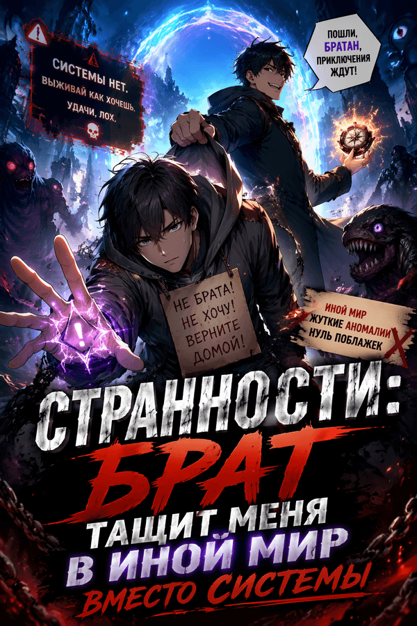 Странности: Брат тащит меня в иной мир вместо системы