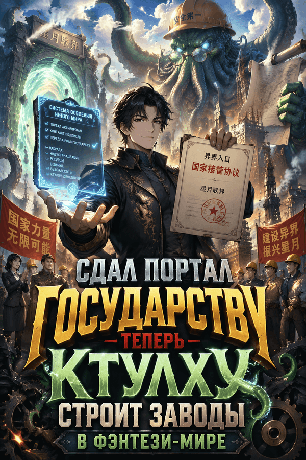 Сдал портал государству — теперь Ктулху строит заводы в фэнтези-мире