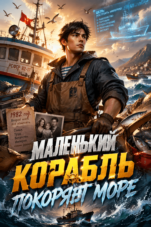 Маленький корабль покоряет море
