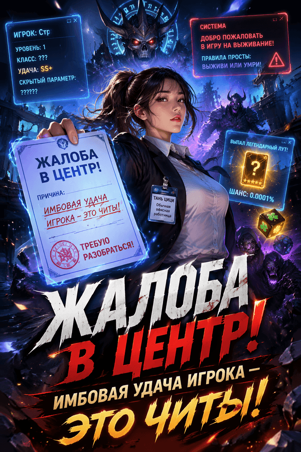 Жалоба в центр! Имбовая удача игрока — это читы!