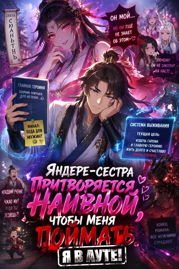 Яндере-сестра притворяется наивной, чтобы меня поймать. Я в ауте!