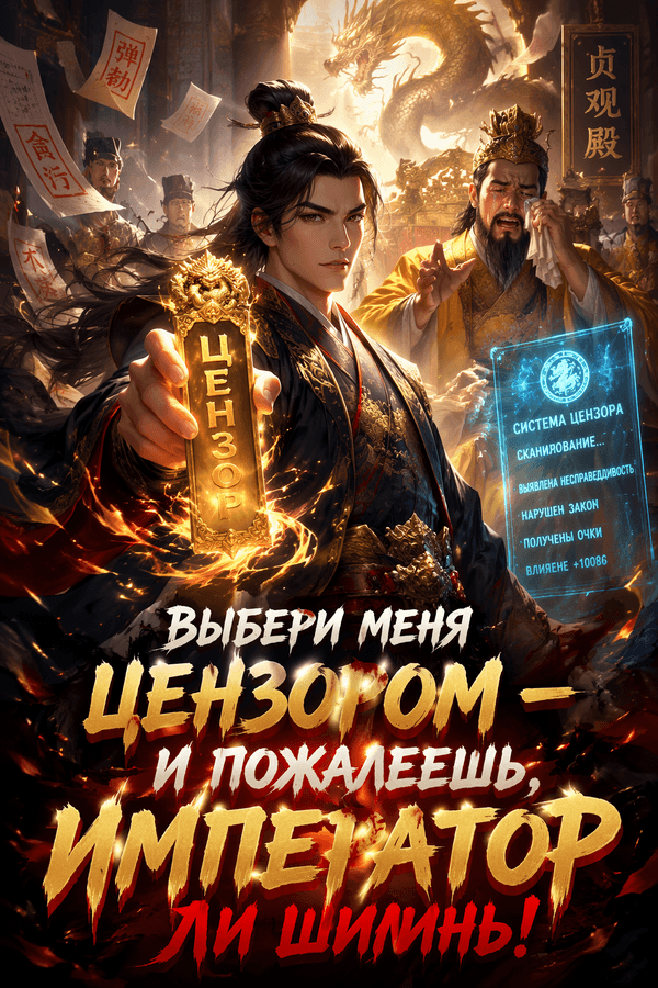 Выбери меня цензором — и пожалеешь, император Ли Шиминь!