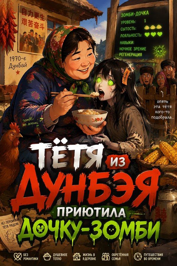 Тётя из Дунбэя приютила дочку-зомби