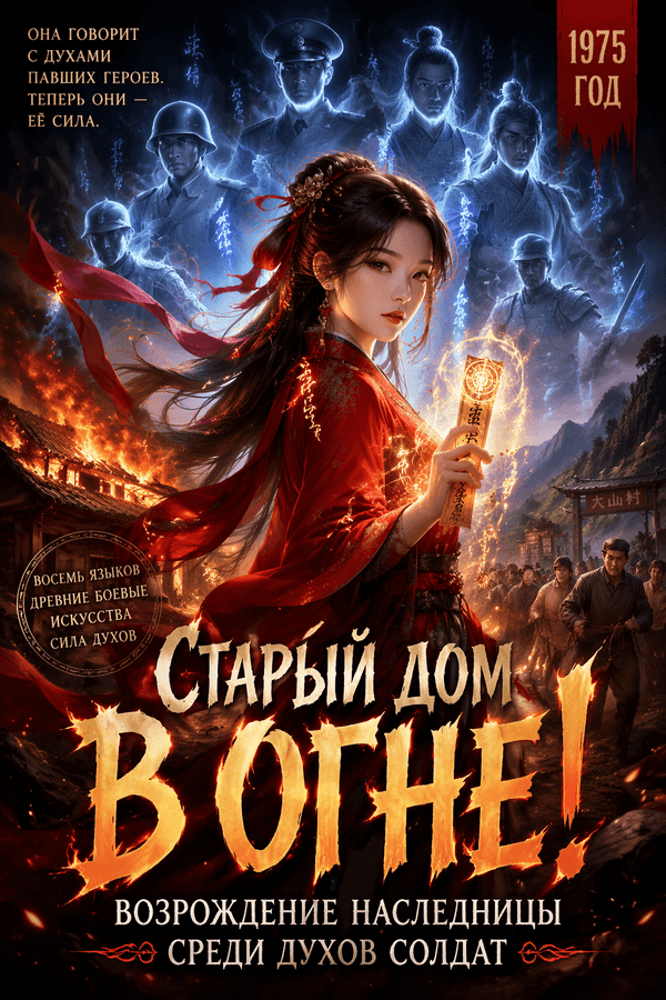 Старый дом в огне! Возрождение наследницы среди духов солдат