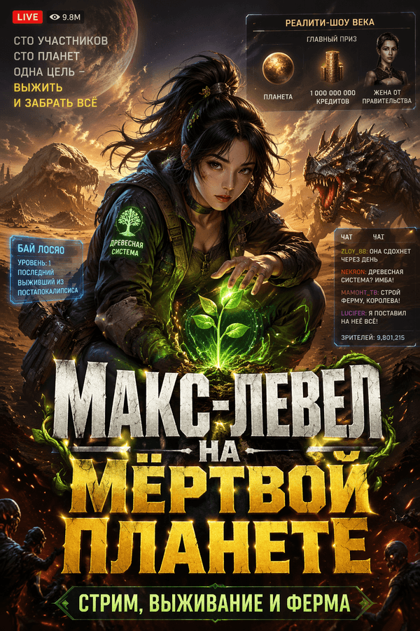Макс-левел на мёртвой планете: стрим, выживание и ферма