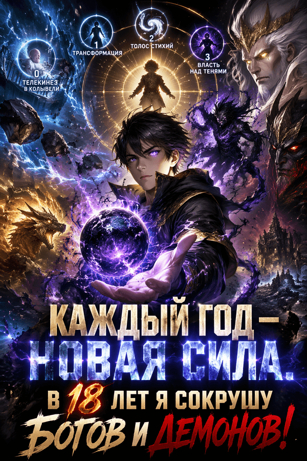 Каждый год — новая сила. В 18 лет я сокрушу богов и демонов!