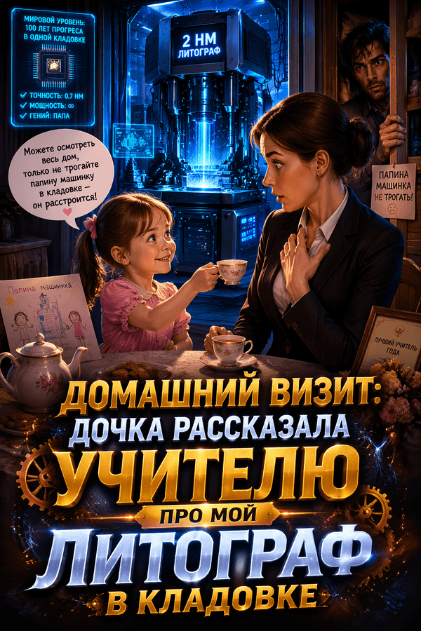 Домашний визит: дочка рассказала учителю про мой литограф в кладовке