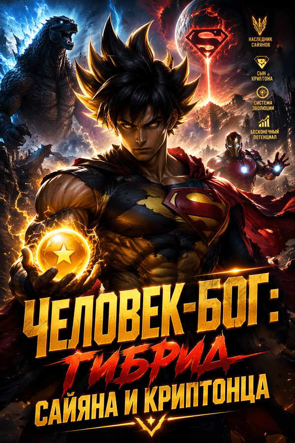 Человек-Бог: Гибрид сайяна и криптонца