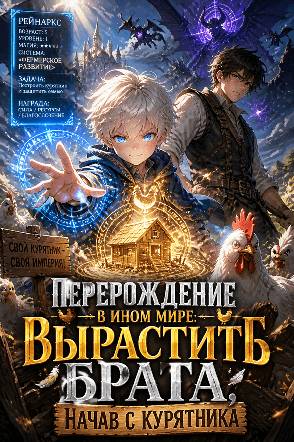 Перерождение в ином мире: Вырастить брата, начав с курятника