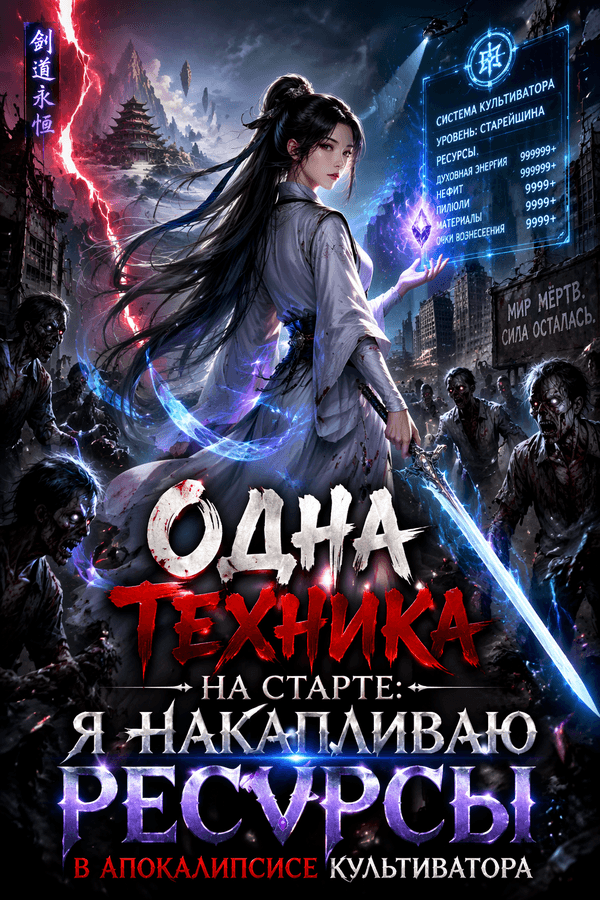 Одна техника на старте: я накапливаю ресурсы в апокалипсисе культиватора