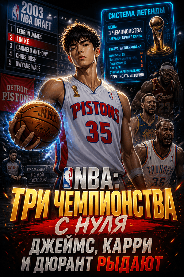 NBA: Три чемпионства с нуля — Джеймс, Карри и Дюрант рыдают