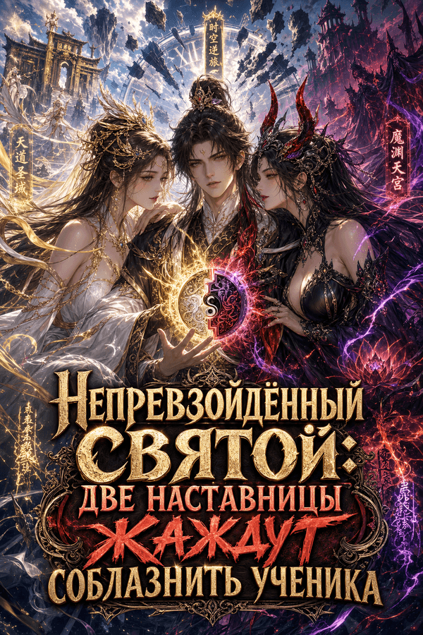 Непревзойдённый святой: две наставницы жаждут соблазнить ученика